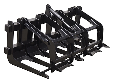 Steel Skid Steer Grab Bucket 66 In. Overall Width