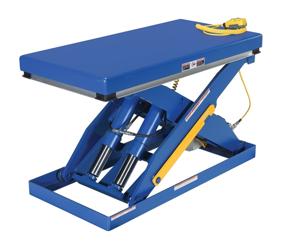 Steel Electric Hydraulic Lift Table 24 In. x 48 In. 4000 Lb. Capacity