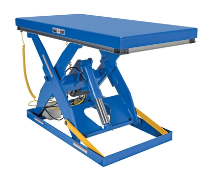 Steel Electric Hydraulic Lift Table 30 In. x 72 In. 3000 Lb. Capacity