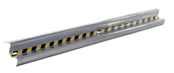 Galvanized Steel Straight Guard Rail 132 In. Length