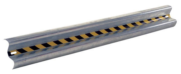 Galvanized Steel Straight Guard Rail 84 In. Length