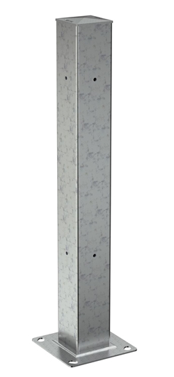 Galvanized Steel Drop In Tubular Guard Rail Post 42 In. Length 