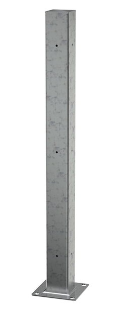 Galvanized Steel Drop In Tubular Guard Rail Post 60 In. Length 