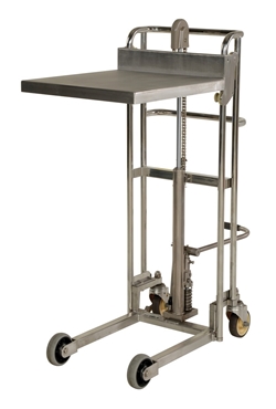 Stainless Steel Hydraulic Hefti-Lift 35-13/16 In. x 52-1/8 In. 450 Lb. Capacity 