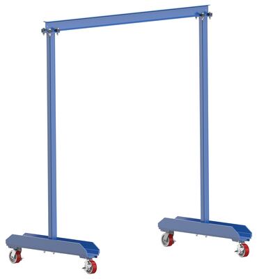 Steel Portable Work Area Gantry Crane 81-1/2 In. x 47-3/4 In. x 94 In. 1,000 Lb. Capacity