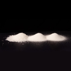 White aluminum oxide bulk blast media corundum Mohs 9 for precision surface preparation