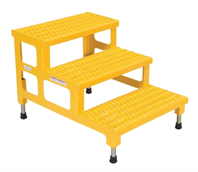 Steel Adjustable Step Mate Stand 3 Step 33-7/8 In. x 23-13/16 In. x 22-1/4 In. 500 Lb. Capacity