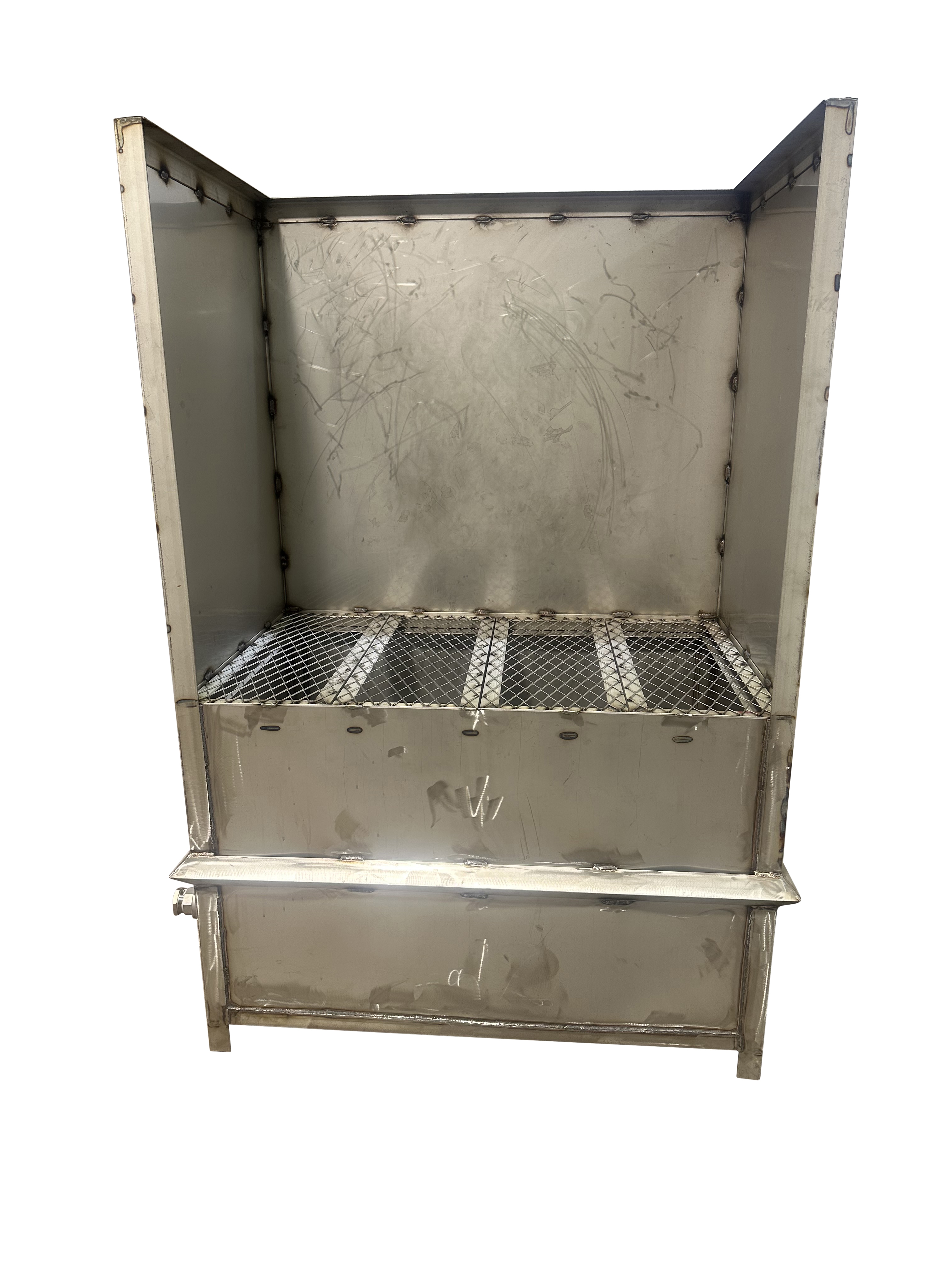 Rinse Tank With Splash Walls (Stainless Construction)
