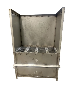 Rinse Tank With Splash Walls (Stainless Construction)