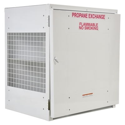 Propane Tank Cylinder Exchange Cabinet With Solid Front Door