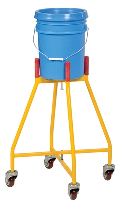 Steel Ergonomic Elevated Bucket and Pail Dolly 29-3/8 In. x 29-3/8 In. x 32-1/8 In. 100 Lb.