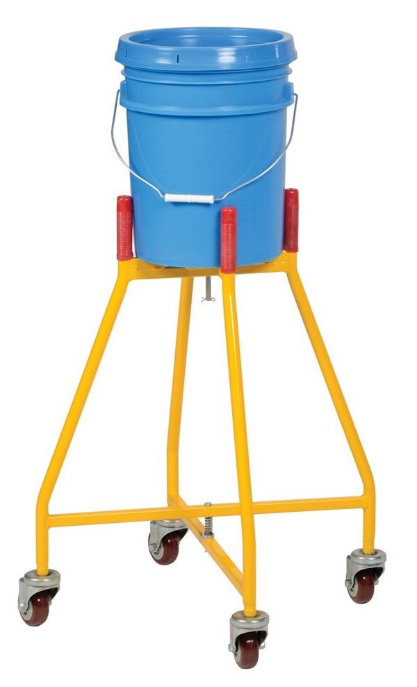 Steel Ergonomic Elevated Bucket and Pail Dolly 29-3/8 In. x 29-3/8 In. x 32-1/8 In. 100 Lb.