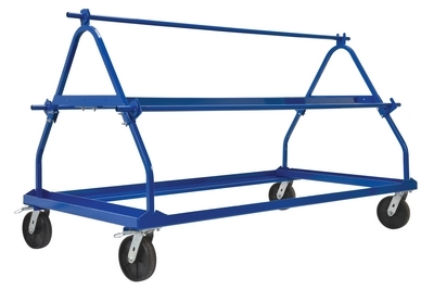 Steel Shrink Wrap Roll Cart 80 In. x 40-15/16 In. x 46-13/16 In. 450 Capacity 