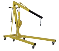 Steel Air and Hand Pump Hydraulic Shop Crane 4000 Lb. Capacity