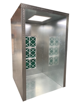 4 x 4 x 8 Creative Coating Solutions Powder Spray Enclosure