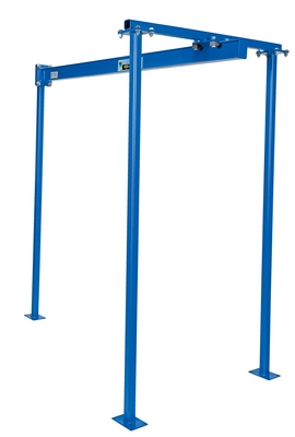 Steel Travel Tri-Post Jib 2,000 Lb. Capacity Blue