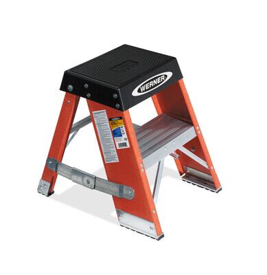 Fiberglass Industrial Step Stand 2 Step 300 Lb. Capacity