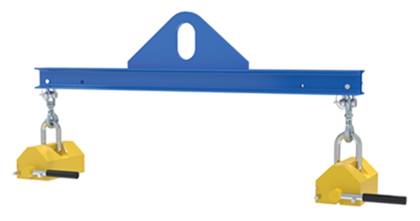 Steel Magnetic Spreader Beam 48 In Length 2,000 Lb. Capacity