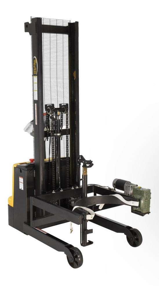 Steel DC Powered Drum Lifter/Rotator/Transporter with Scale 34-5/8 In. x 61-13/16 In. x 85-7/16 In. 550 Lb. Capacity