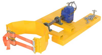 Steel Right Angle Drum Rotator Fits 55 Gallon Steel, Plastic, or Fiber Drums 1,200 Lb. Capacity 