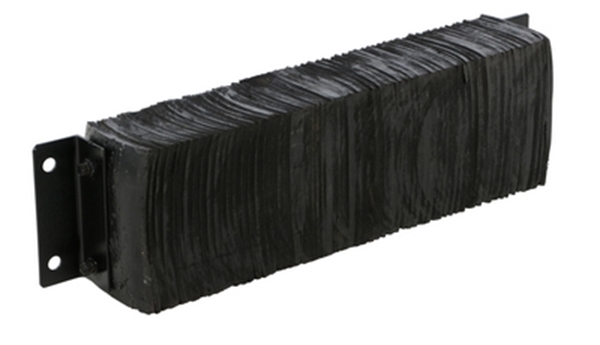 Laminated Rubber Dock Bumper 10 In. x 36 In. x 6 In. Black  The laminated Dock Bumper provides durable, economical protection for loading docks and trailers. This unit is constructed of fabric reinforced rubber from recycled truck tires. The pads are lamin