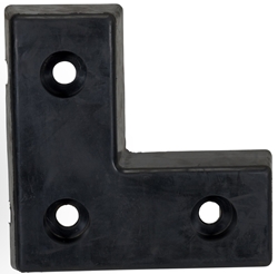 L Shaped Molded Rubber Bumper 4 In. x 18 In. x 18 In. 