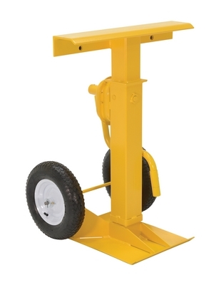 Steel Stabilizing Jack with Pneumatic Wheels 50000 Lb. Capacity