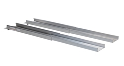 Extruded Aluminum Wheelchair Ramp Light Telescopic 72 In. Usable Length 550 Lb. Capacity 