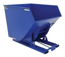 Steel Heavy Duty Self Dumping Hopper 3-1/2 Cubic Yard 6000 Lb. Capacity