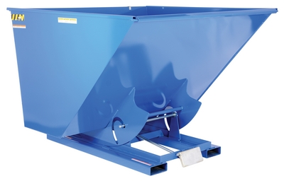 Steel Heavy Duty Self Dumping Hopper 2-1/2 Cubic Yard 6000 Lb. Capacity