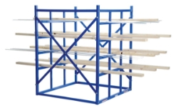 Steel Long Bar Pigeon Hole Rack 48 In. x 48-1/2 In. x 60 In. 7700 Lb. Capacity