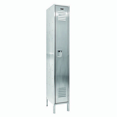 Stainless Steel Lockers 1 Column with 1 Row 18 In. x 18 In. x 78 In. 