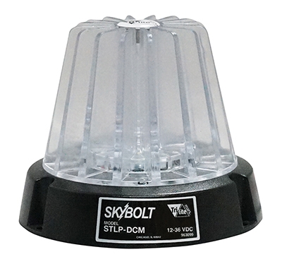 Polycarbonate Magnetic Fork Truck LED DC Strobe Beacon Light 4-1/2 In. x 4-1/2 In. x 4 In.