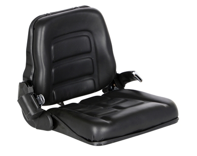 Vinyl Fork Truck Seat with Seat Belt 19 In. x 21-1/2 In. x 7 In. 