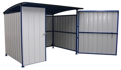 Steel Multi Duty Shed with Front Doors 95-1/2 In. x 120 In. x 90-1/16 In.