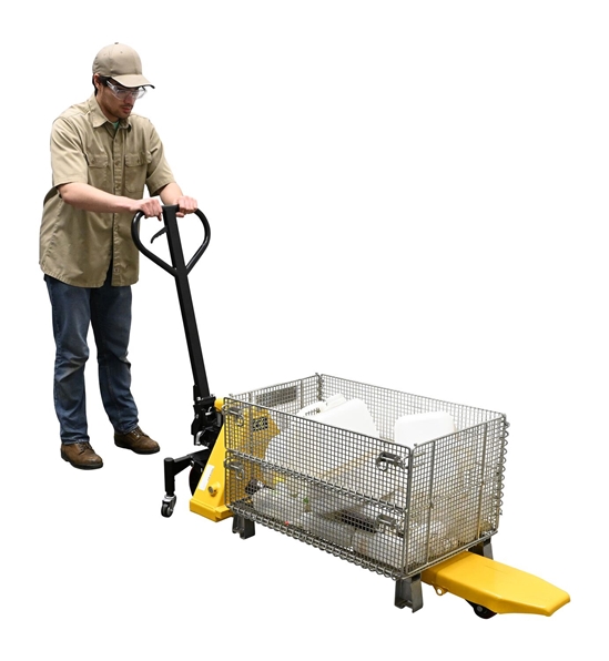 Steel Pallet Master Single Fork 64 In. x 23 In. x 48 In. 2000 Lb. Capacity