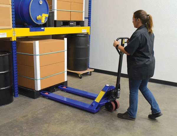 Steel Economy Hand Pallet Truck 64 In. x 27 In. x 48 In. 4000 Lb. Capacity