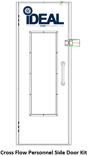  Cross Flow Paint Booth Side Personnel Door Kit