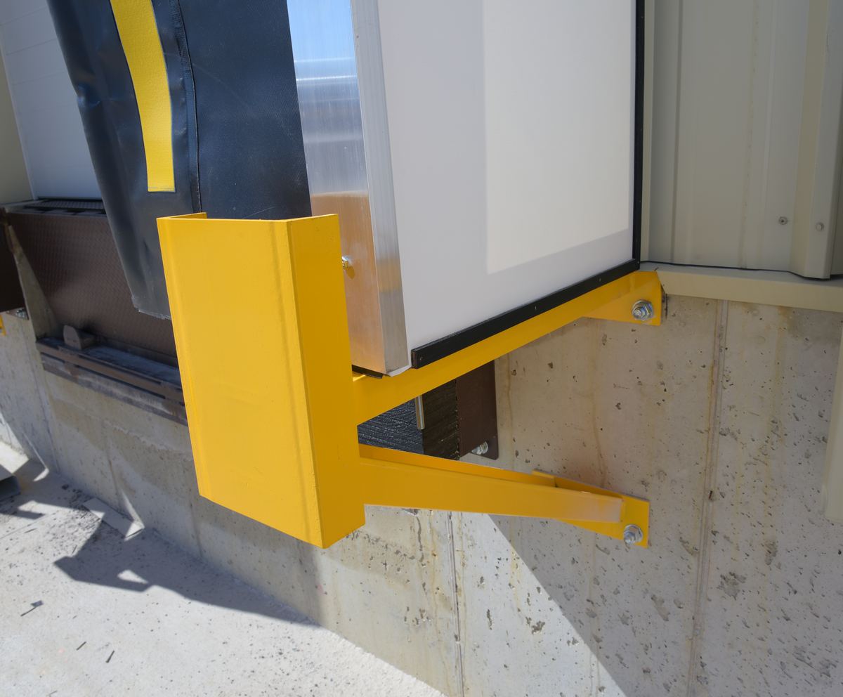 Steel Dock Shelter Guard Post 42 In. Length