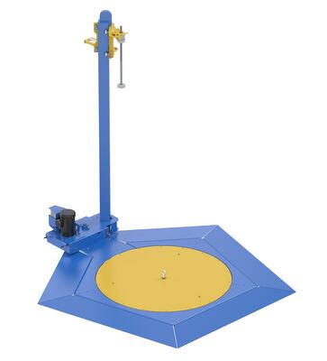 Steel Semi-Automatic Stretch Wrap Machine 51 In. Turntable Diameter 4,000 Lb. Capacity