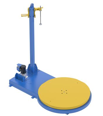 Steel Semi-Automatic Stretch Wrap Machine 60 In. Turntable Diameter 5,000 Lb. Capacity