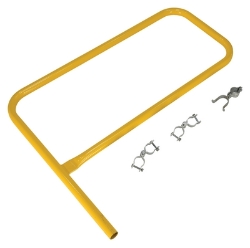 Steel Pipe Safety Railing Gate P-Shaped 36 In. x 36 In. 