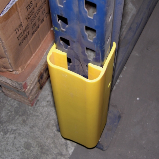 High Density Polyethylene Thermoplastic Rack Shield 2 In. x 3 In. x 18 In. 