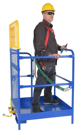 Steel Work Platform 36 In. x 36 In. 1,000 Lb. Capacity